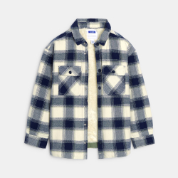 قميص فوقي مربعات، الداخل من...